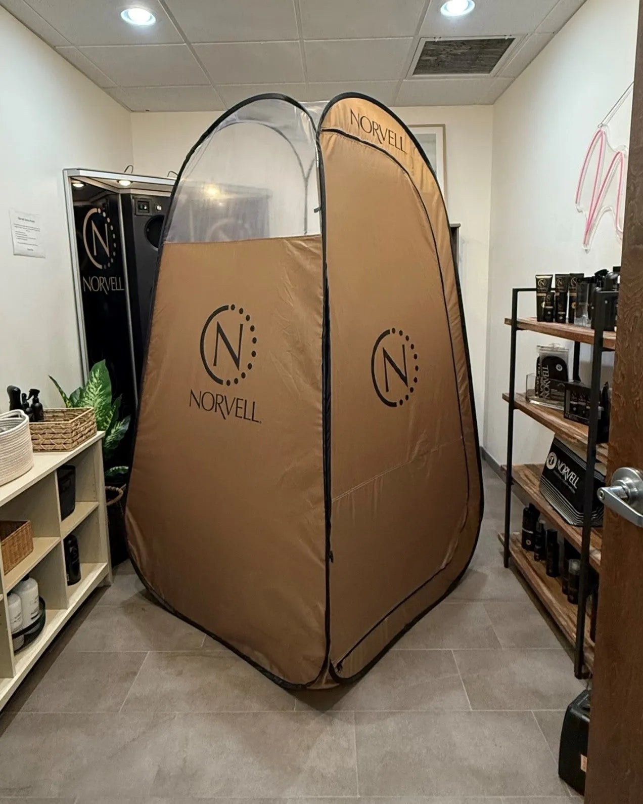 mobile sauna tent Mobile Spray Tan Room