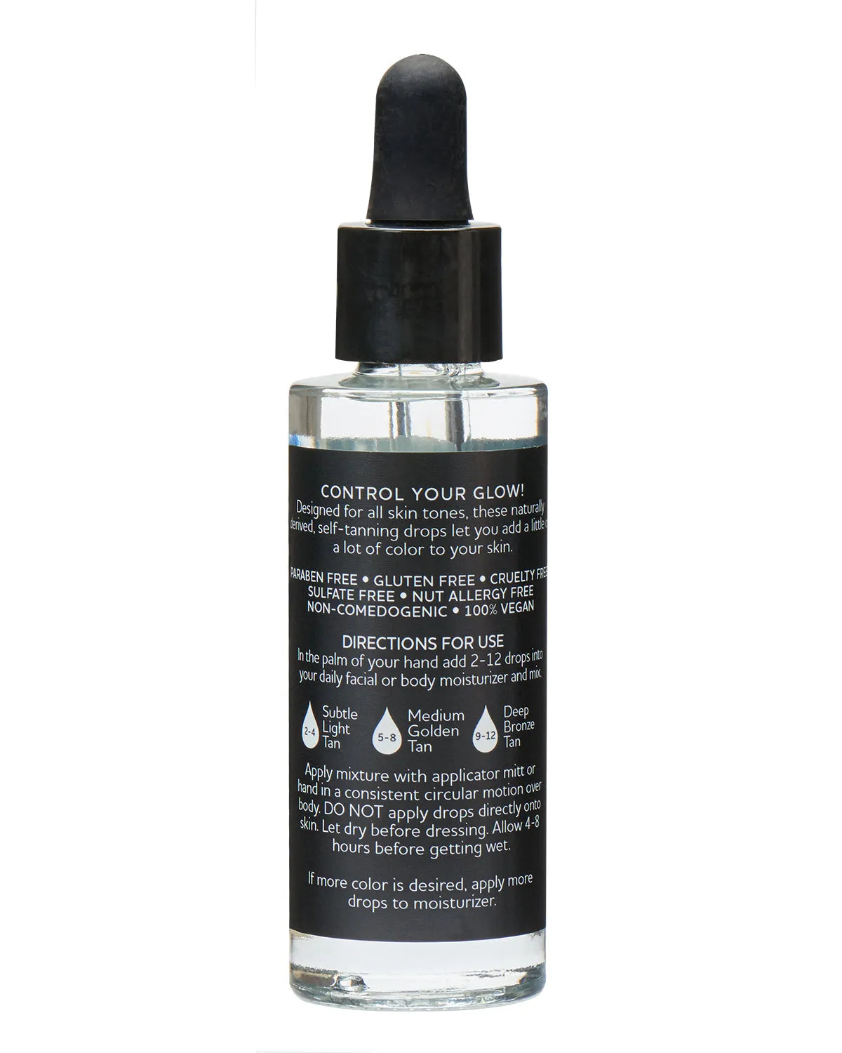 Clear, Self-Tanning Drops