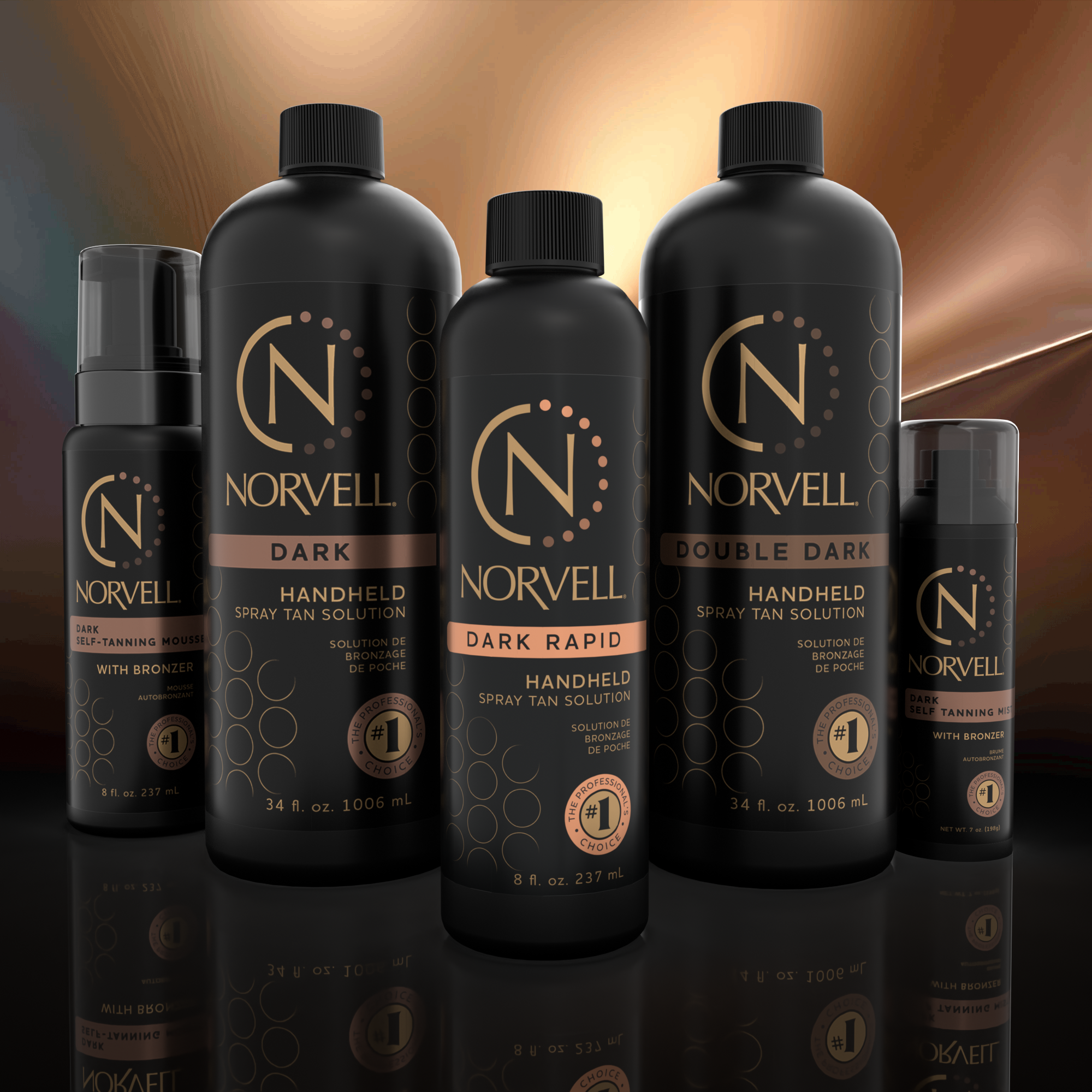 Norvell Dark Collection of Products