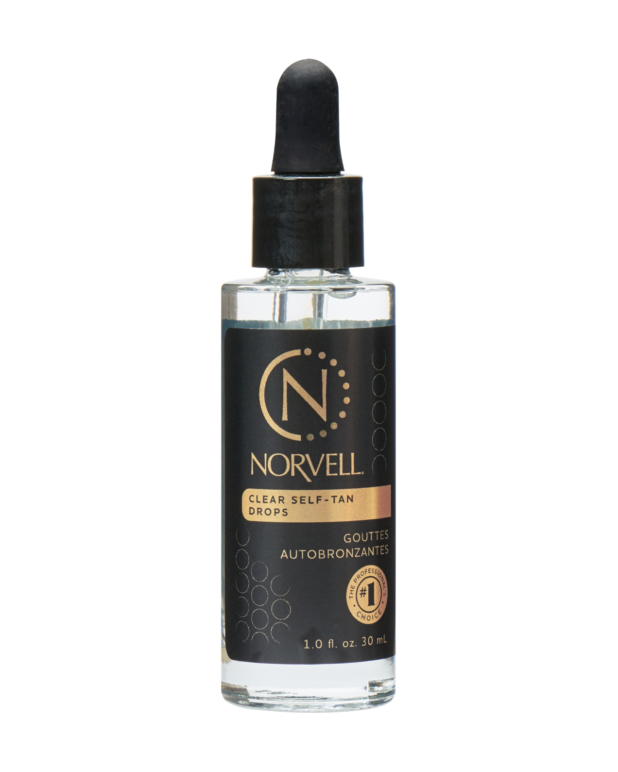 Norvell Clear, Self-Tanning Drops front