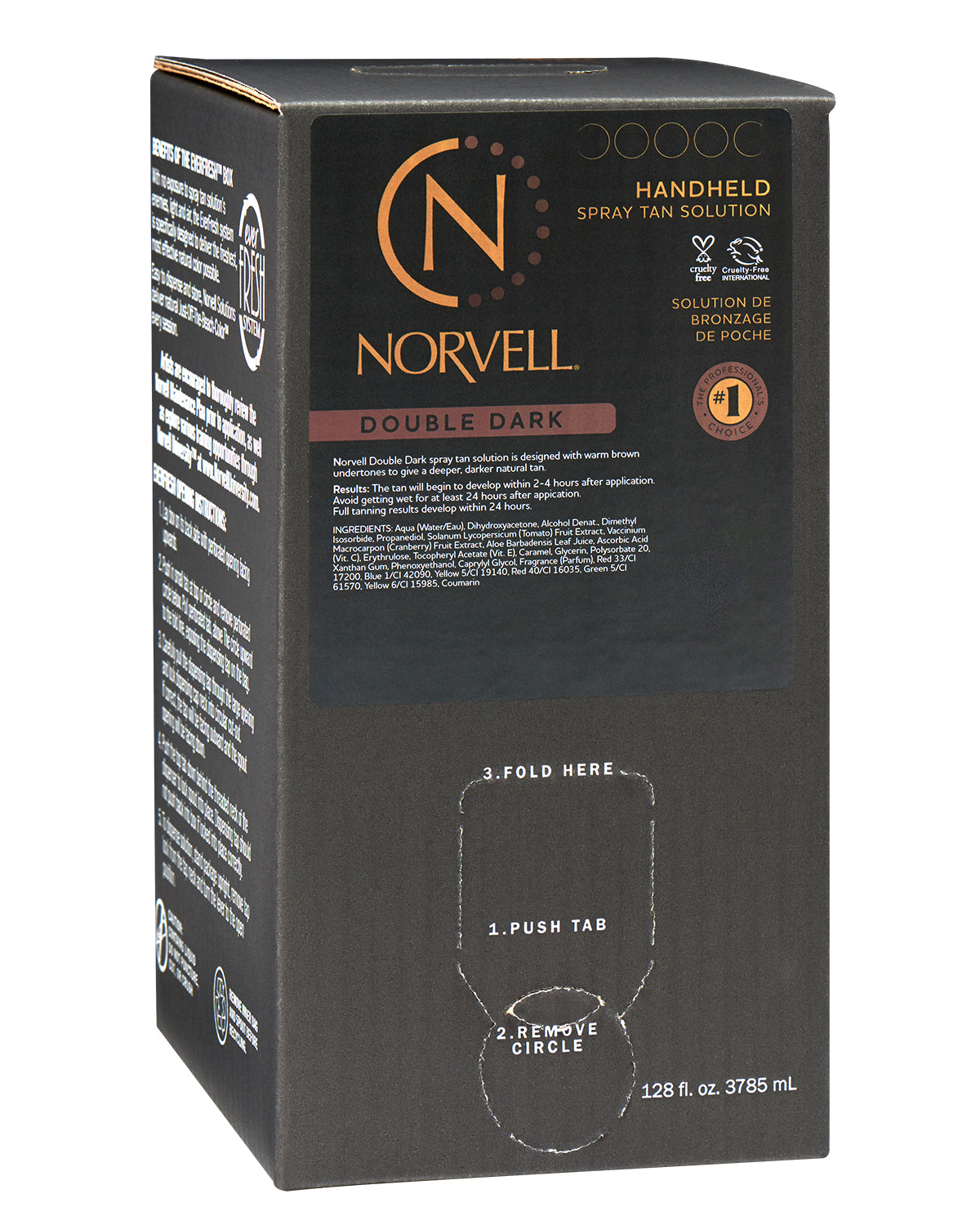 Norvell Double Dark, Professional Spray Tan Solution 128oz