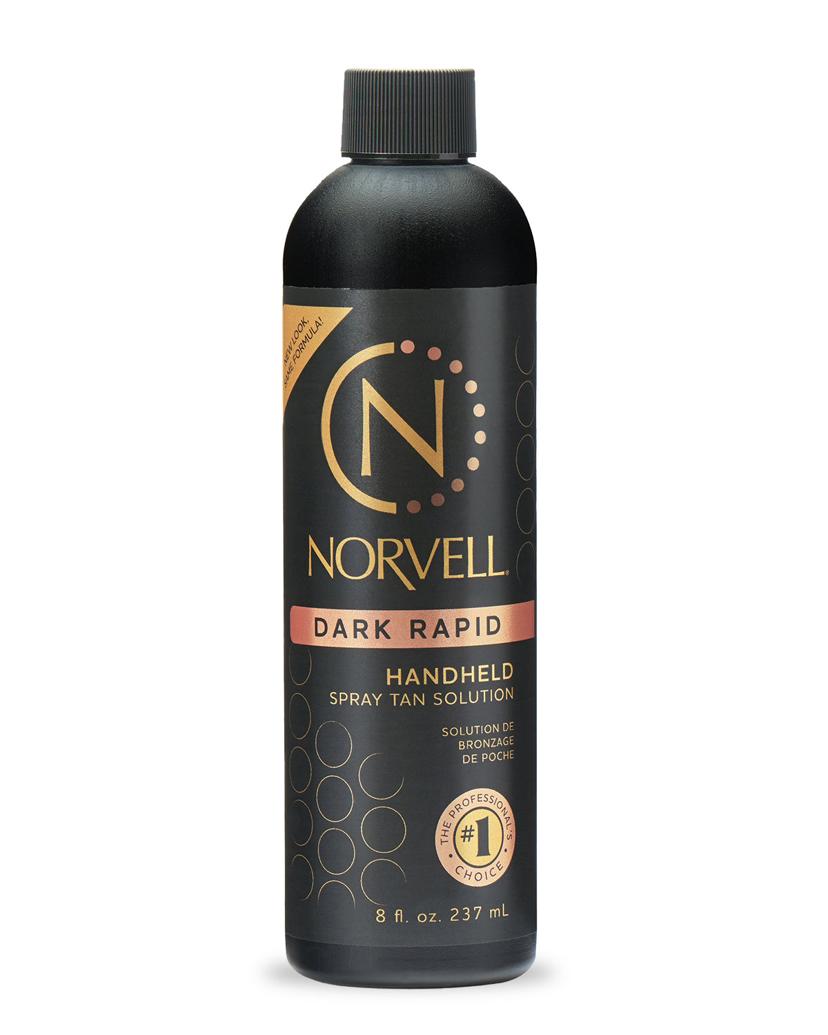 Norvell Dark Rapid, Professional Spray Tan Solution 8oz front