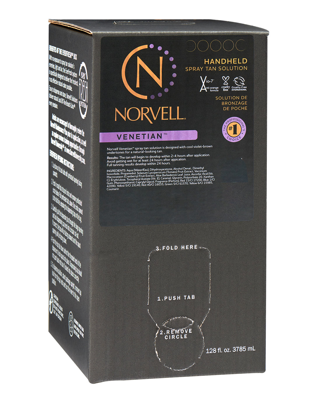 Norvell Venetian Professional Spray Tan Solution 128oz front