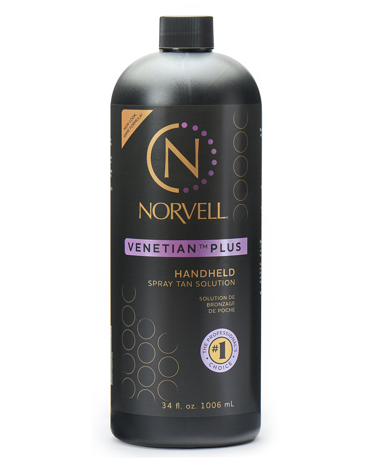 Norvell Venetian Plus, Professional Spray Tan Solution 34oz front