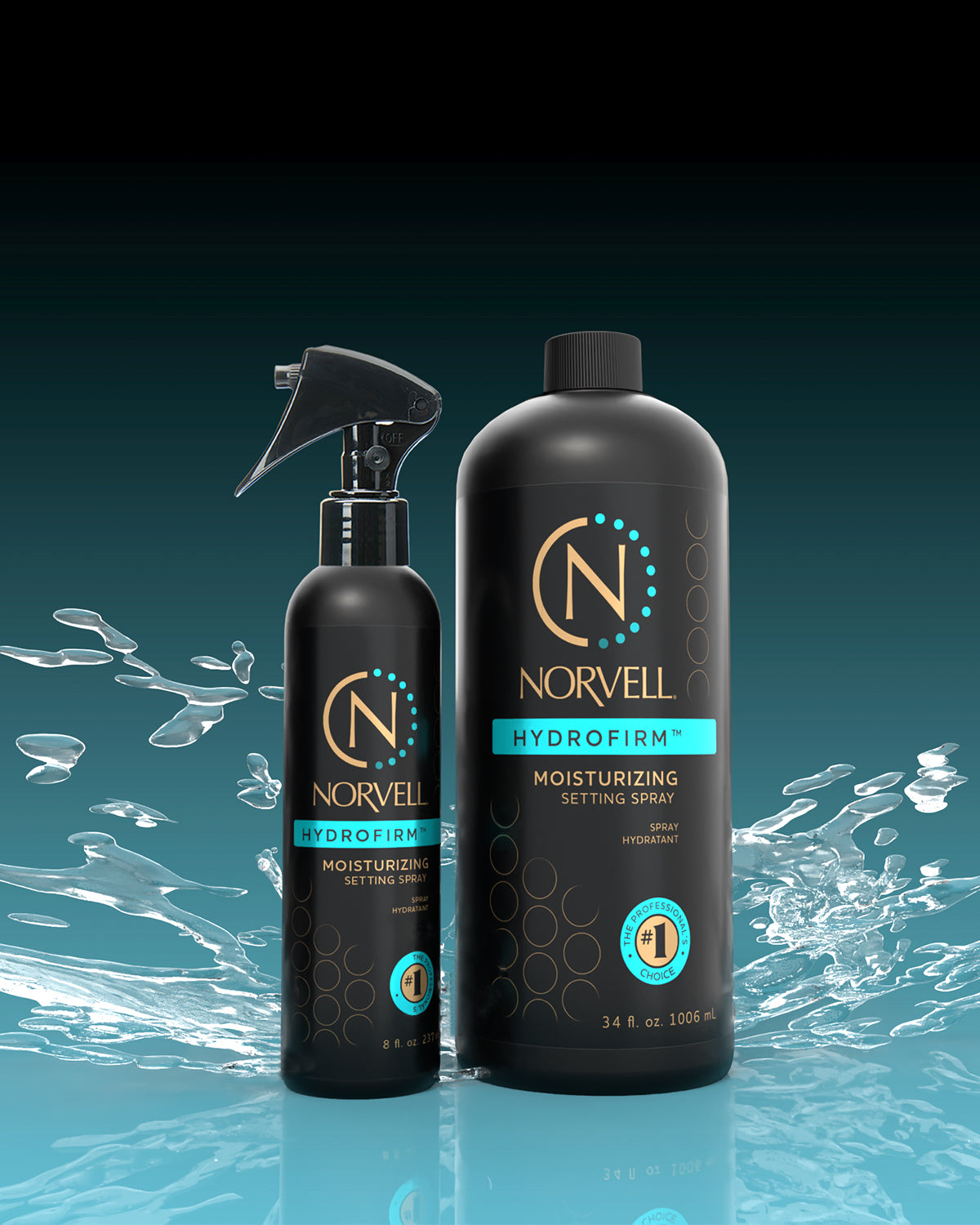 Norvell Hydrofirm 8oz and 34oz