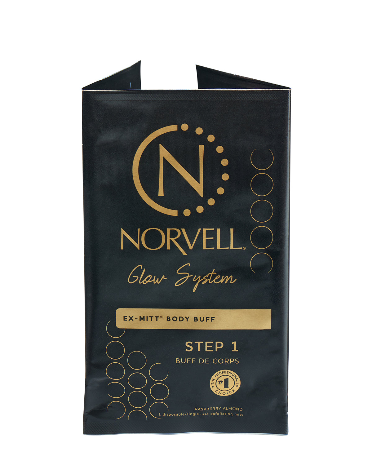 Norvell Pre-Tan, Disposable Exfoliating Single Mitt front