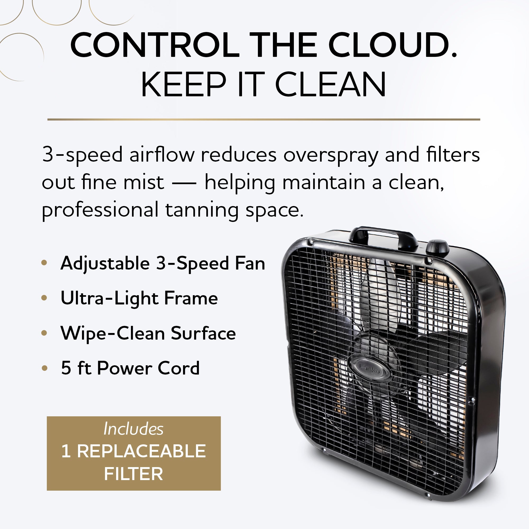 Overspray Reduction Fan