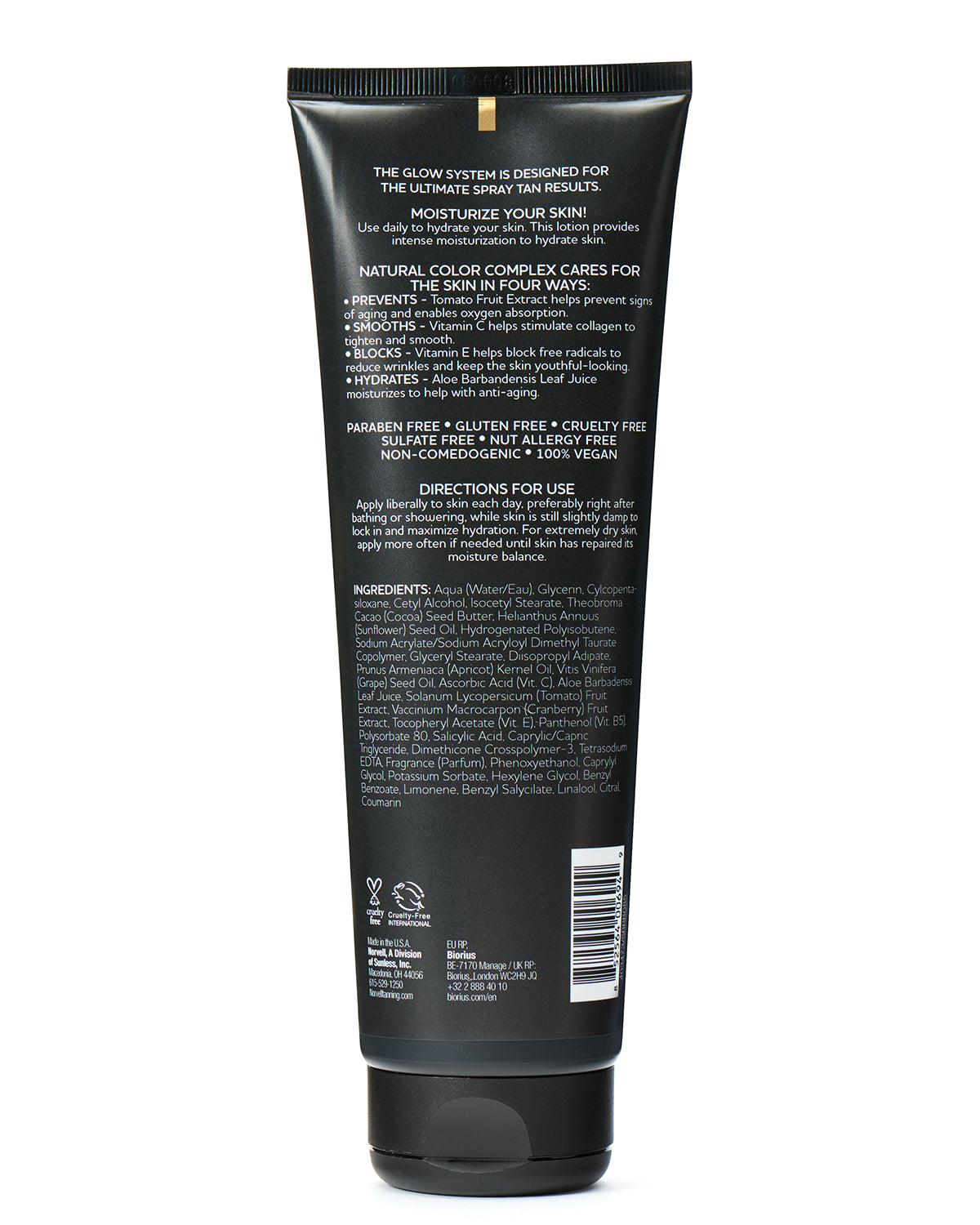 Norvell Post-Tan, Body Butter 8.5oz back