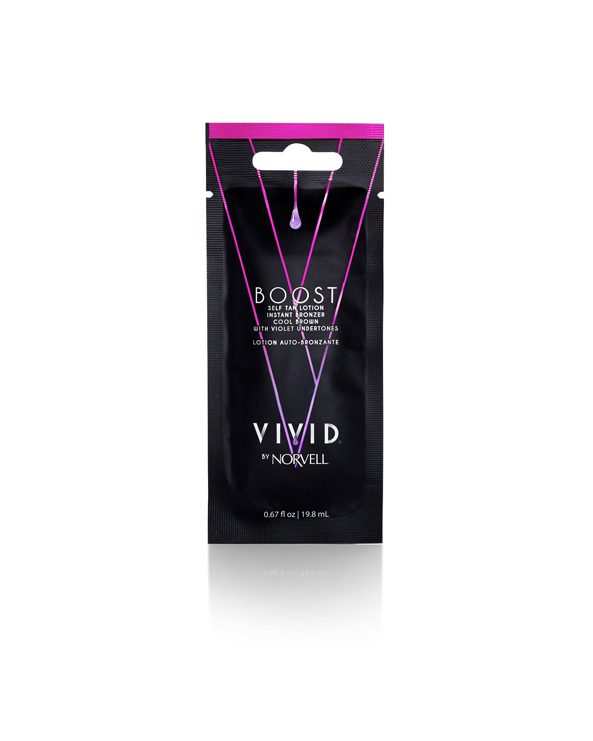 Norvell Vivid Boost Instant Self-Tanning Lotion 0.67oz Front