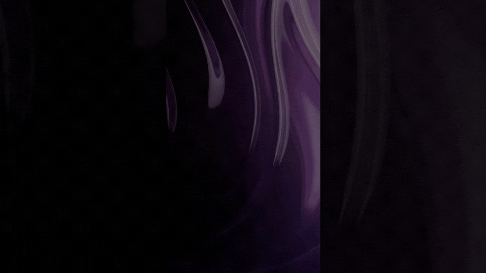Animated GIF of a Venetian Max Bottle rotating in front of a dark violet background.