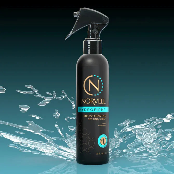 Norvell HydroFirm moisturizing setting spray bottle.